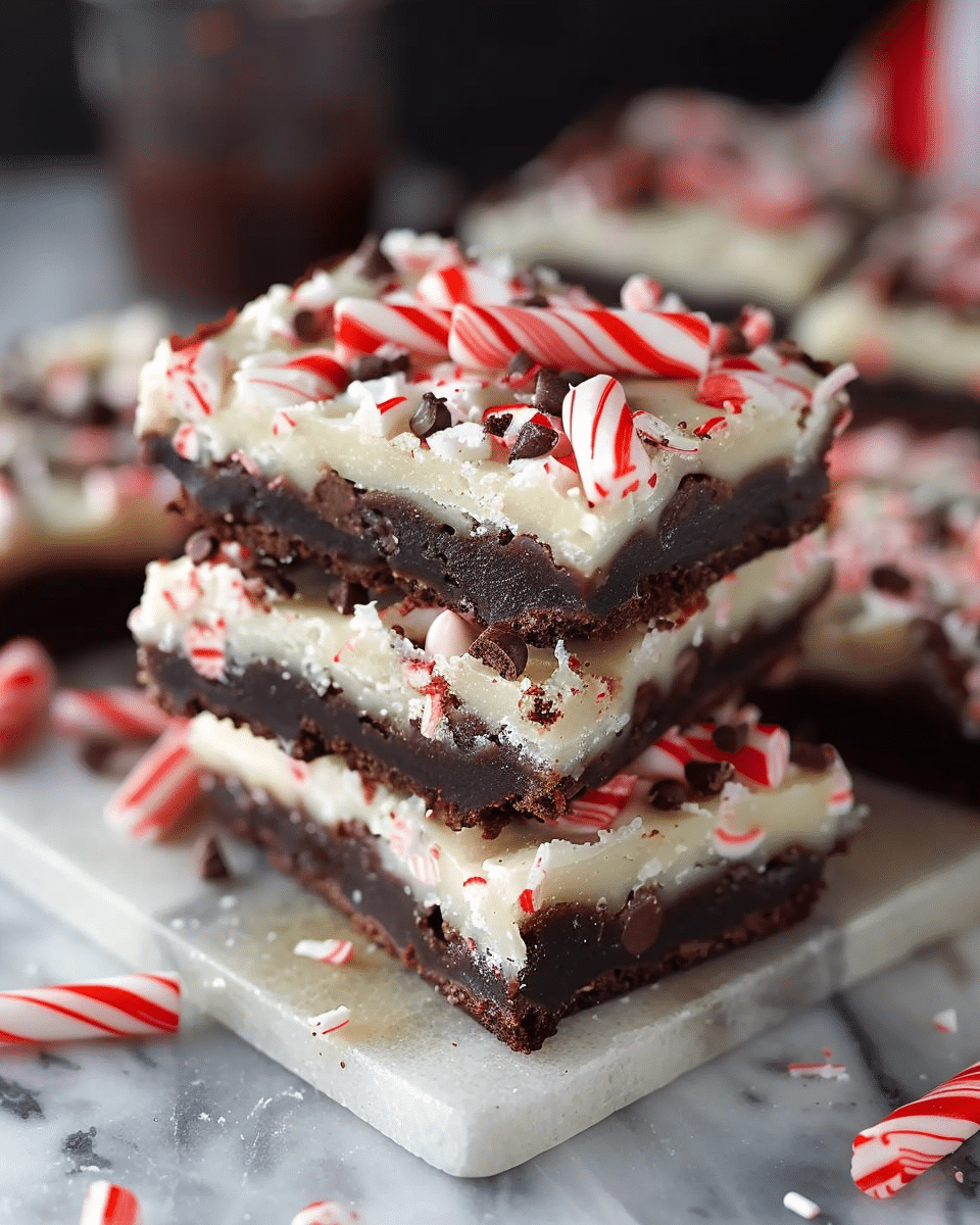 Peppermint Mocha Cookie Bars