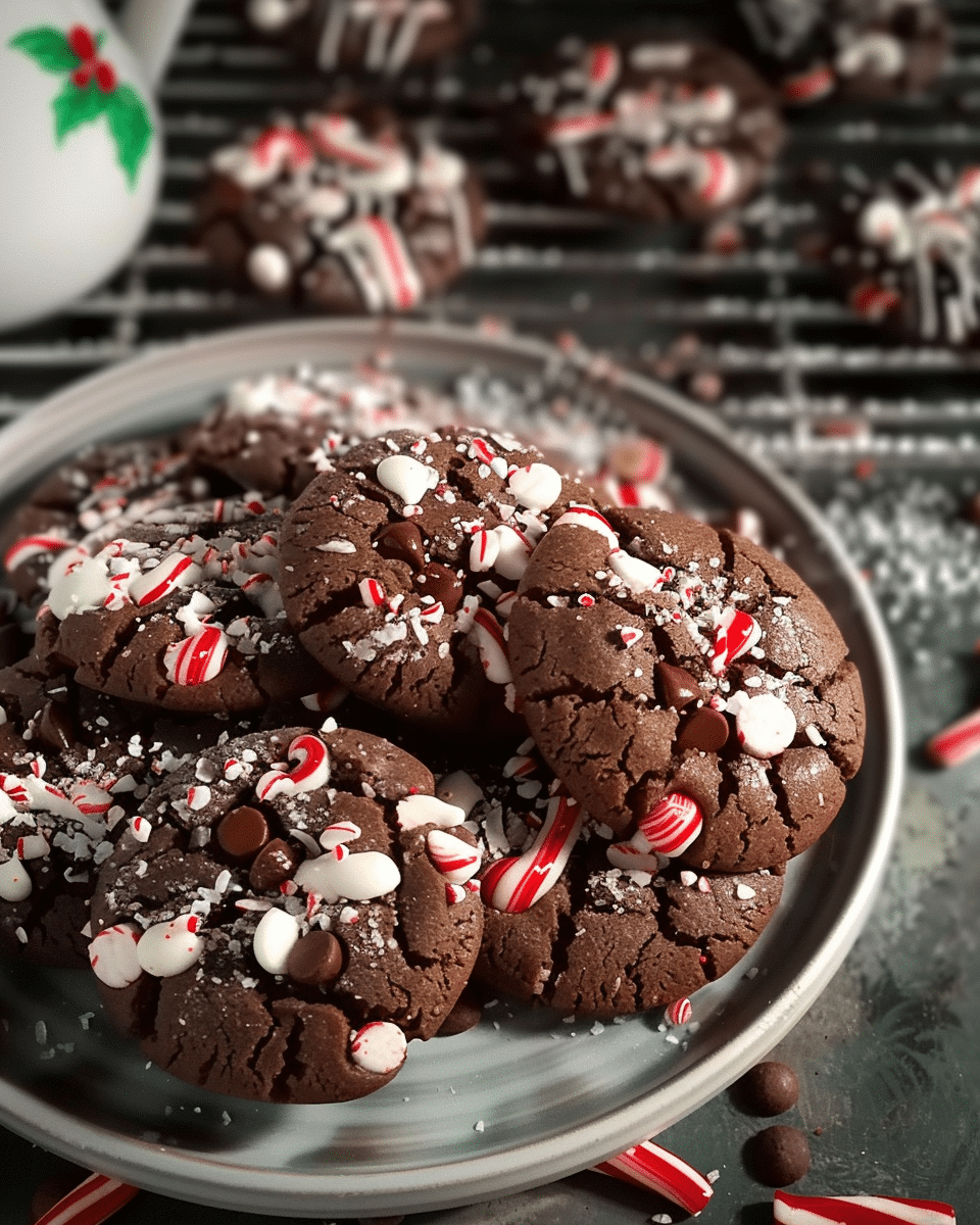 Peppermint Mocha Cookies