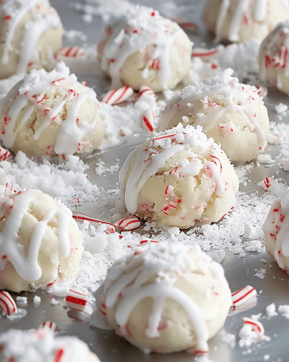 Peppermint Snowballs