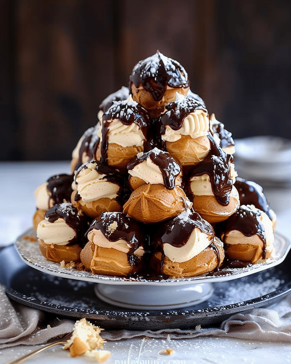 Profiterole Cake