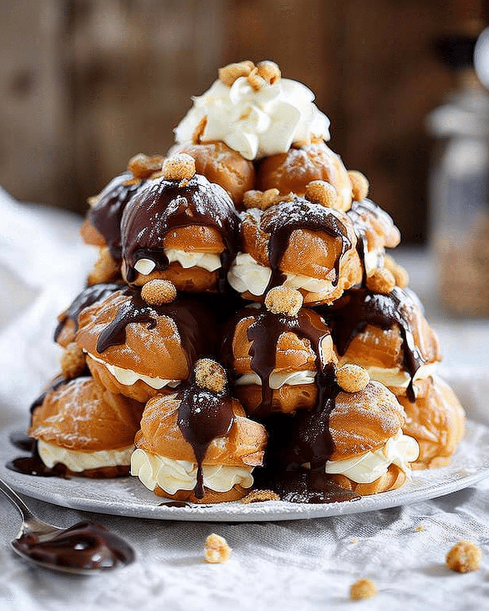 Profiterole Cake