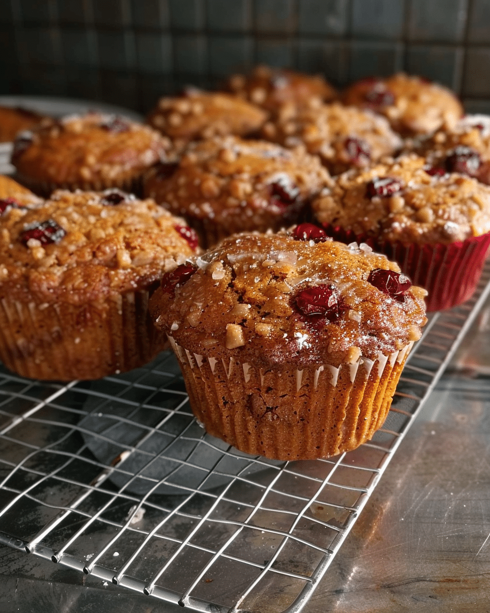 Pumpkin-Cranberry-Orange Gingerbread Loaf