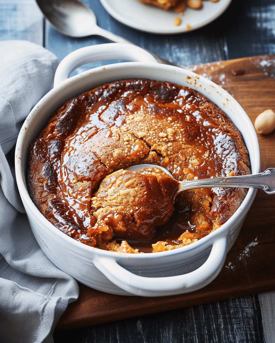 Pumpkin and Caramel Self-Saucing Pudding