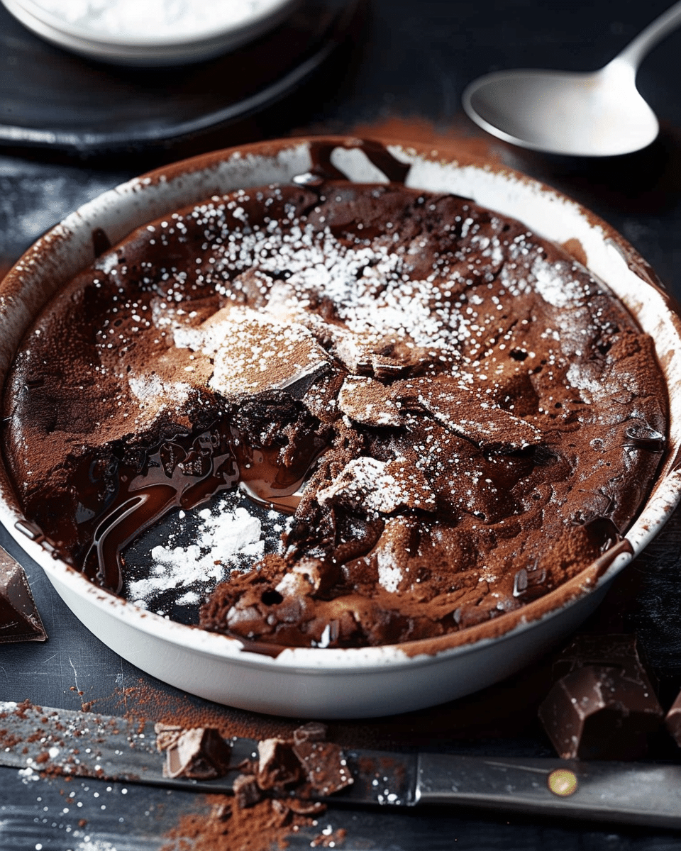 Toblerone Self-Saucing Pudding