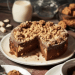 Torta Paesana with Amaretti and Chocolate
