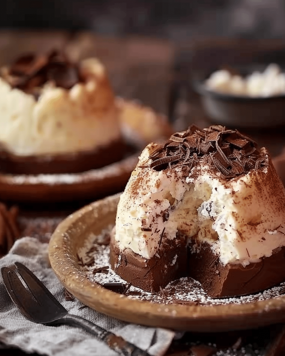 Tuscan Zuccotto Dessert with Ricotta and Chocolate