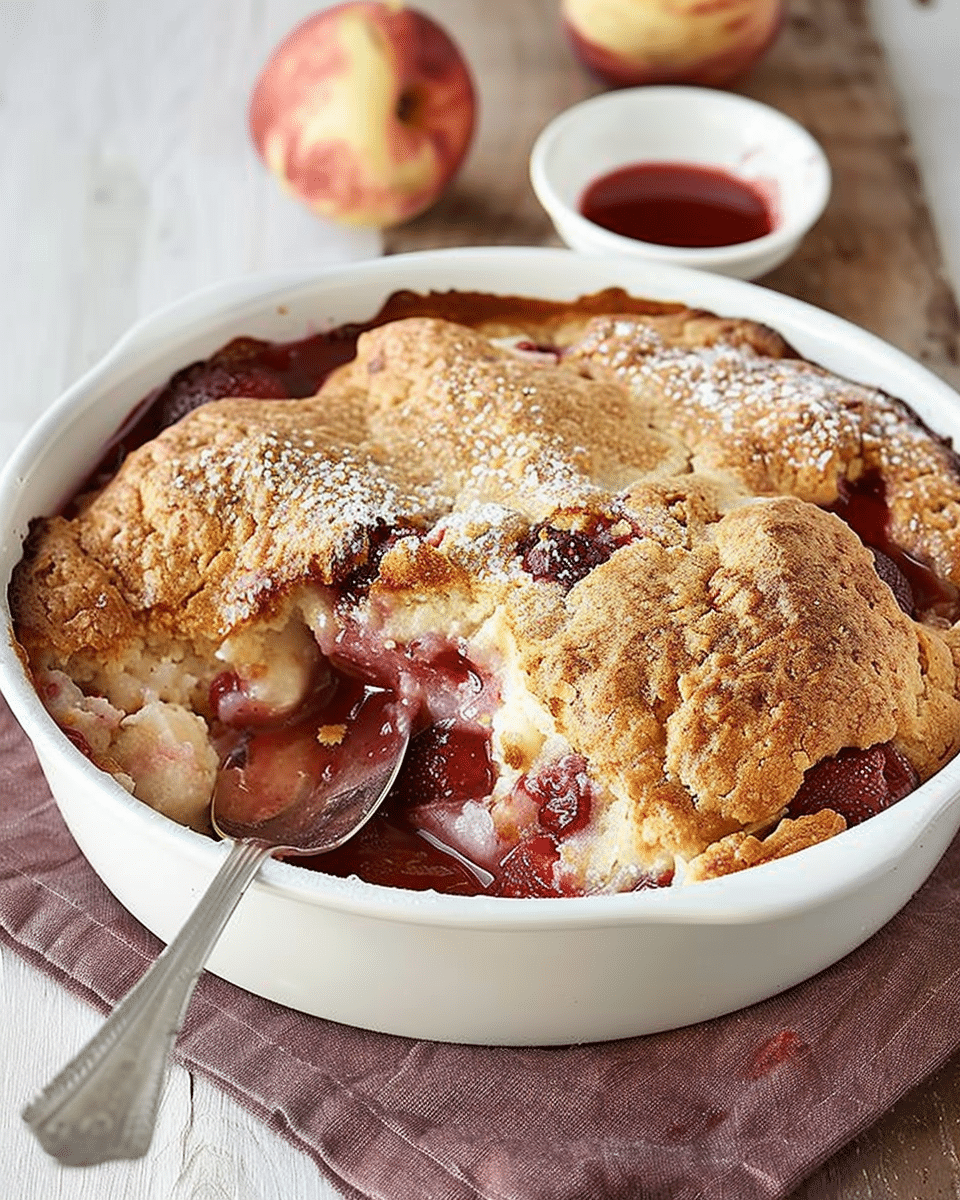 Vanilla Fruit Cobbler