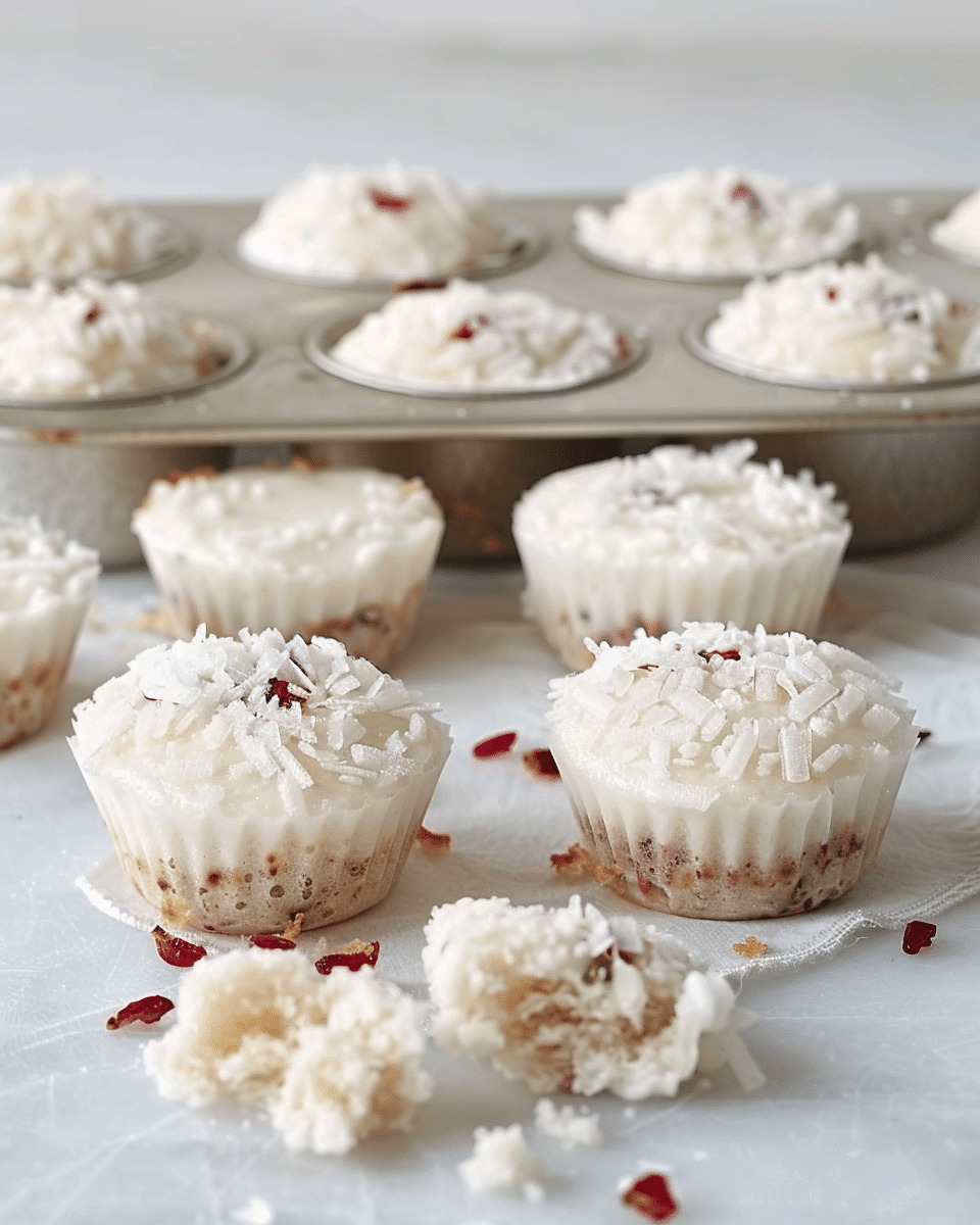 White Chocolate Crackle Cups