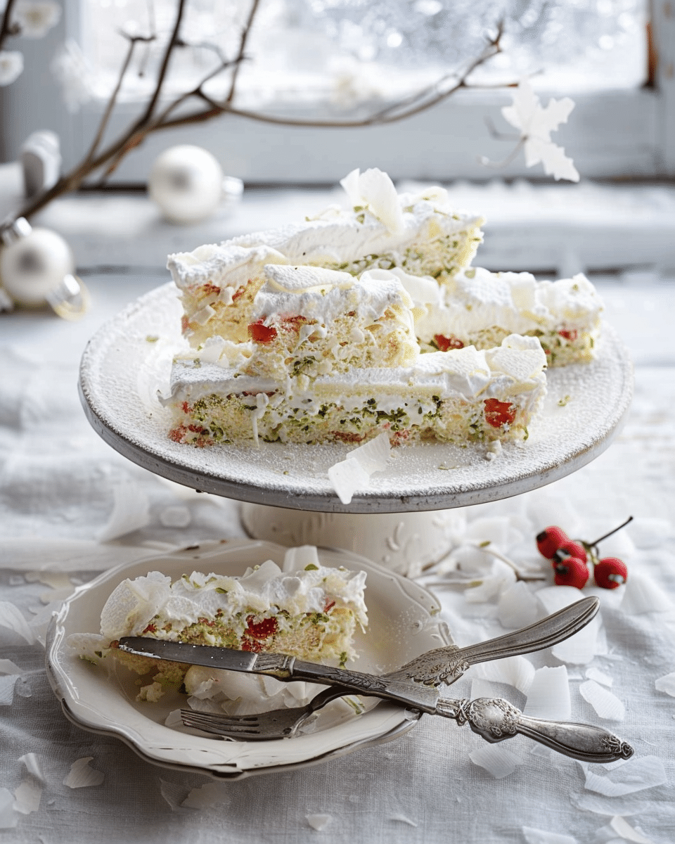 White Chocolate Delight Slice