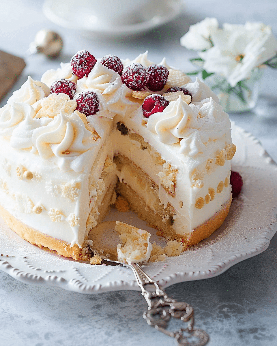 White Chocolate Raspberry Charlotte