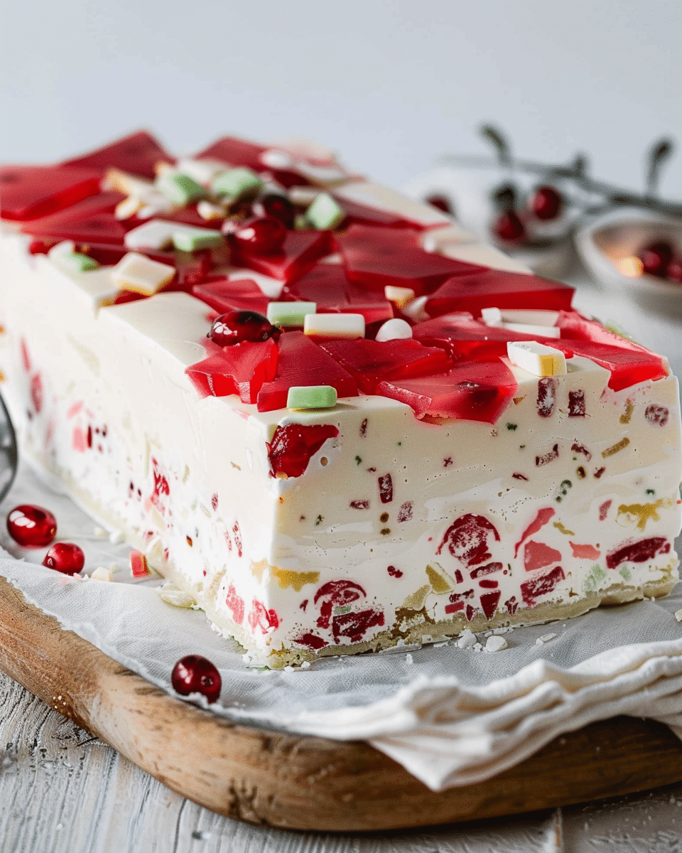 Terrazzo Jelly Cheesecake Terrine