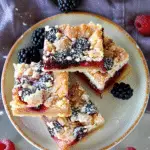 A Trio of Berry Shortbread Bars: Jostaberry, Cloud Berries and Lingonberry