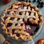 Apple and Blackberry Pie