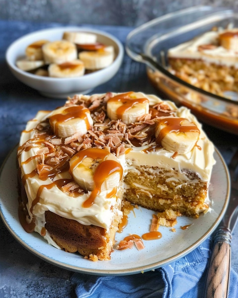 Banana Caramel Cake