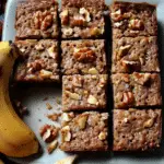 Banana Walnut Blondies