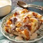 Best Bread Pudding with Vanilla Sauce