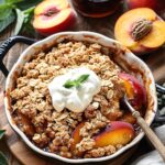 Bourbon Peach Crisp