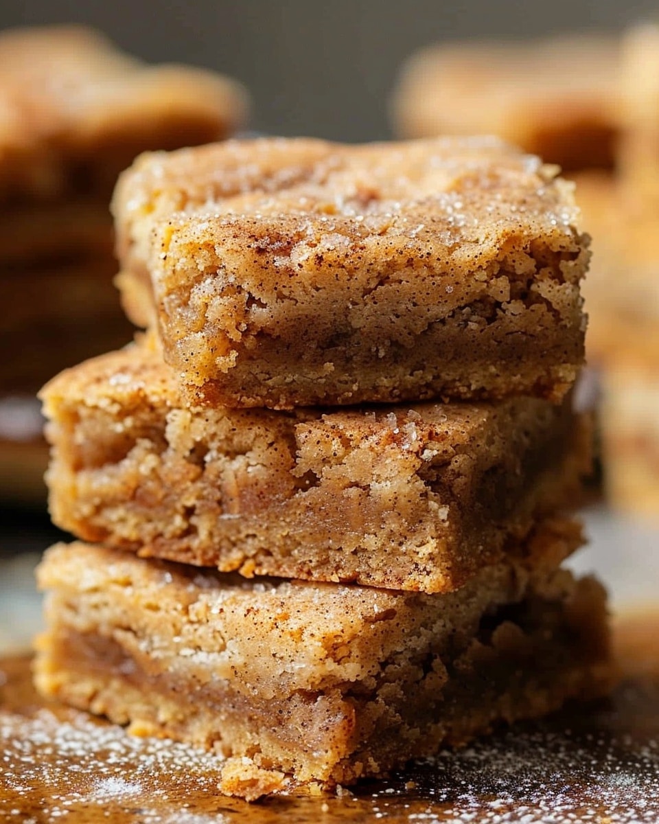 Cinnamon Sugar Blondies