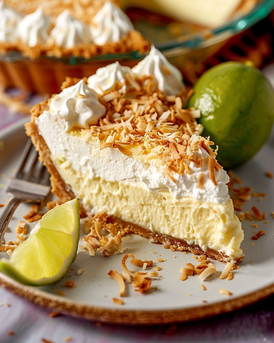 Coconut Key Lime Pie