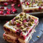 Cranberry and Pistachio Slice