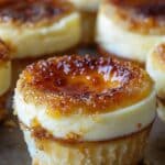 Creme Brulee Cheesecake Cupcakes