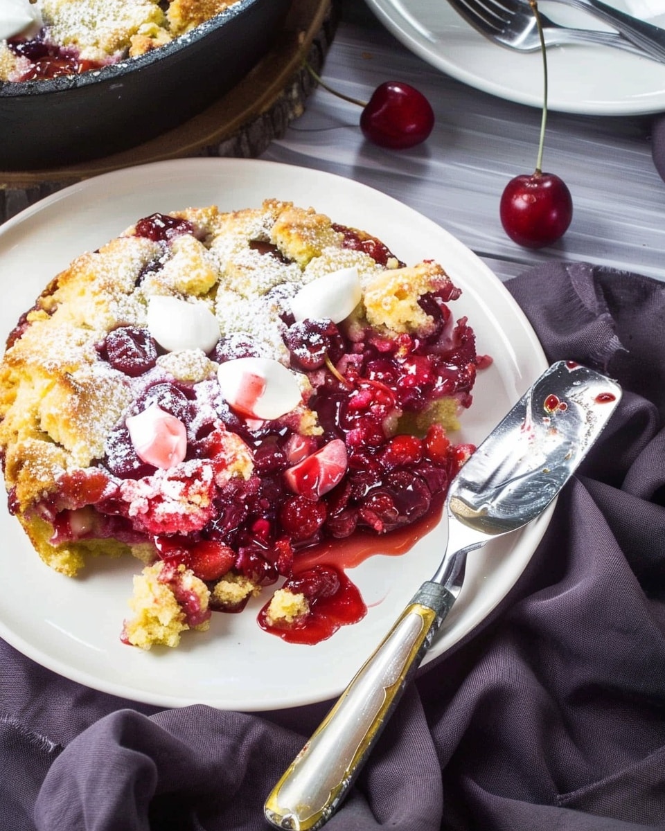 Crock Pot Cherry Dump Cake