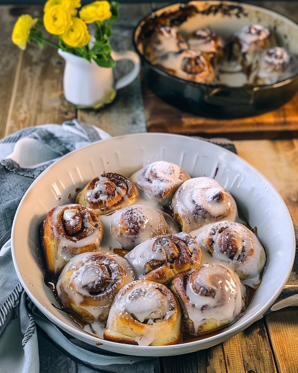 Dutch Oven Cinnamon Rolls