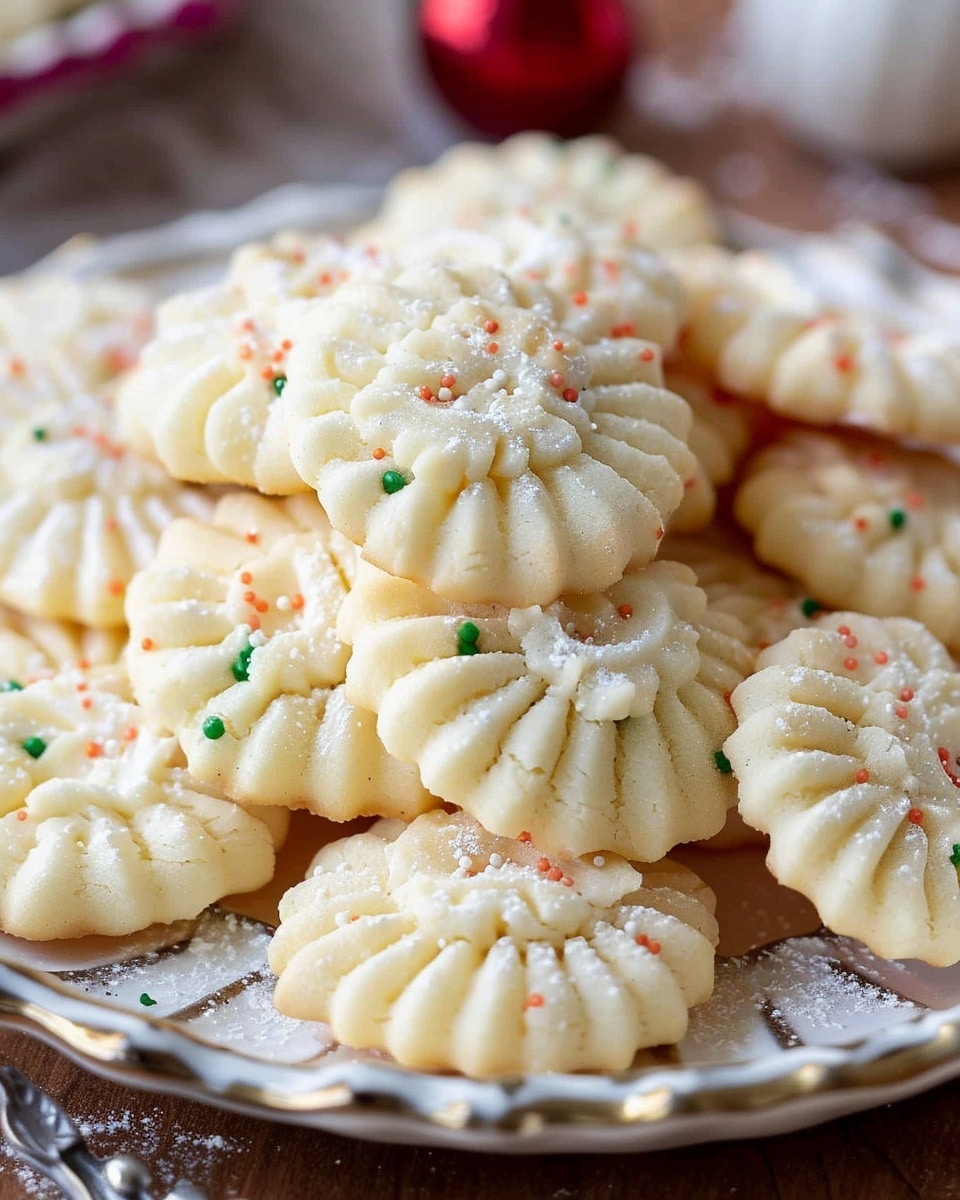 Whipped Shortbread Cookies
