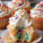 Funfetti Vanilla Cupcakes