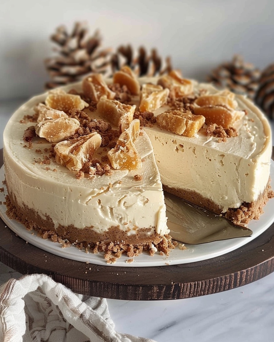 Ginger Kisses Cheesecake