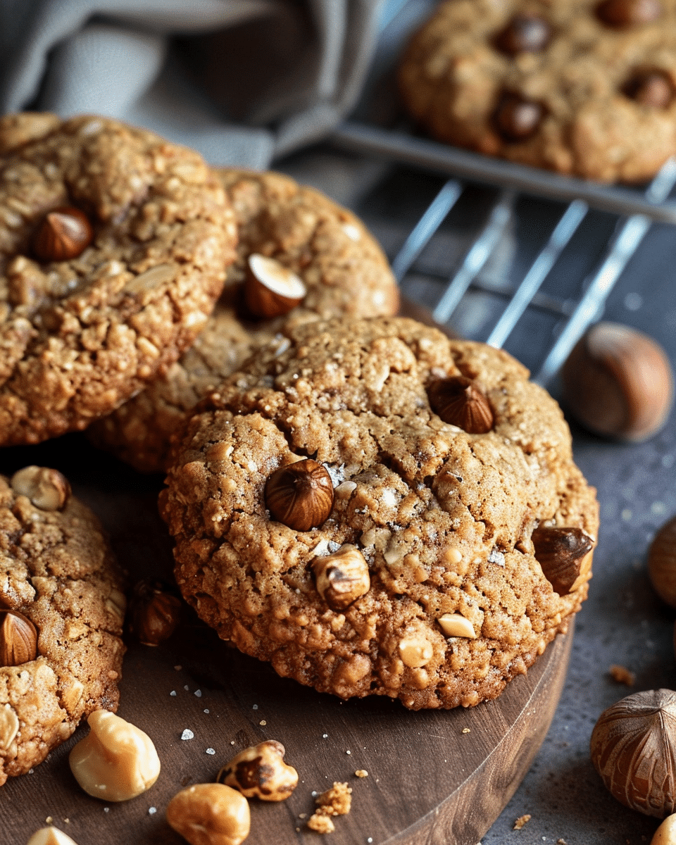 Gluten Free Hazelnut Cookies (Paleo, Keto)