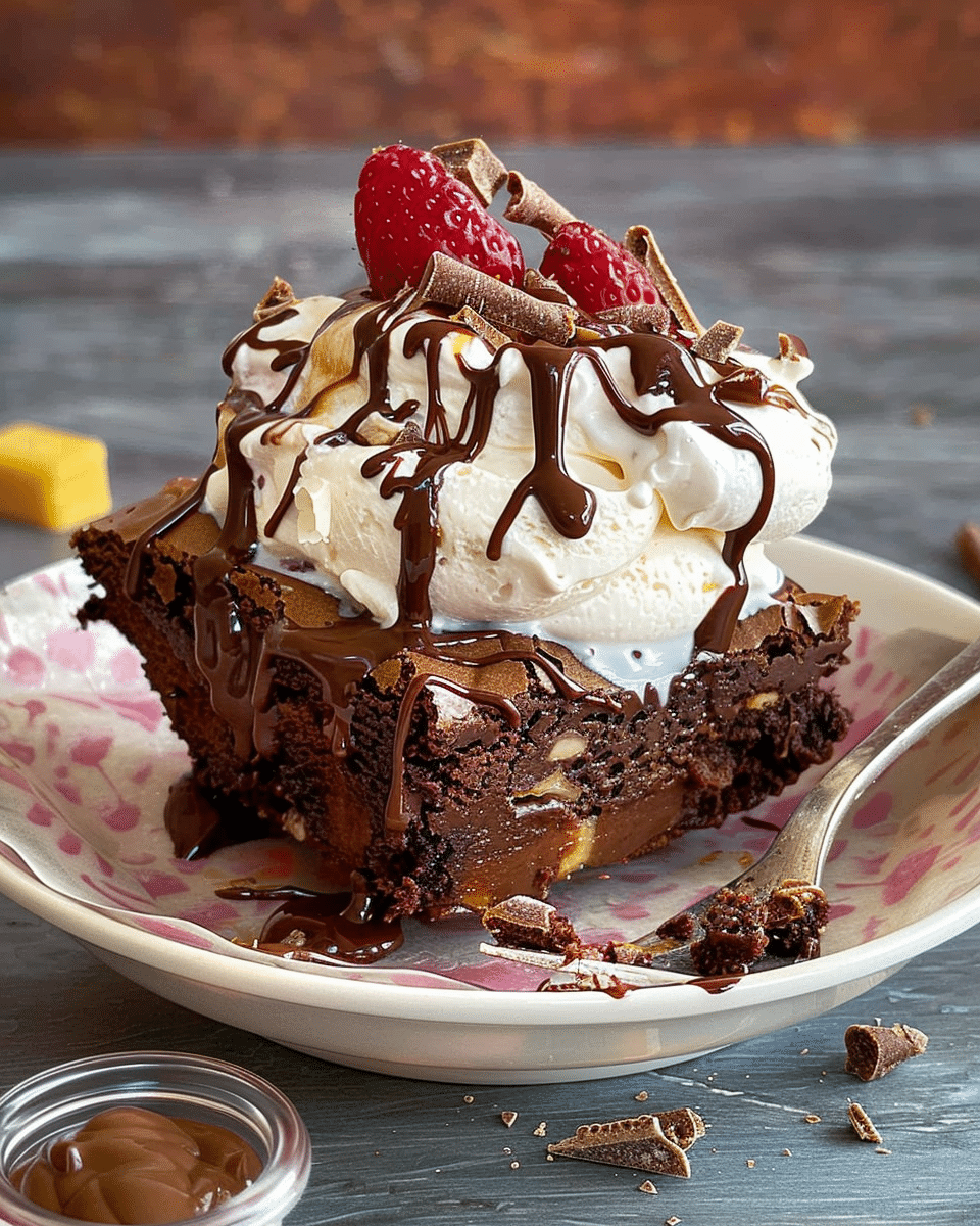 Hazella Brownie Sundae