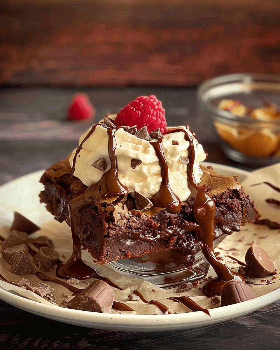 Hazella Brownie Sundae