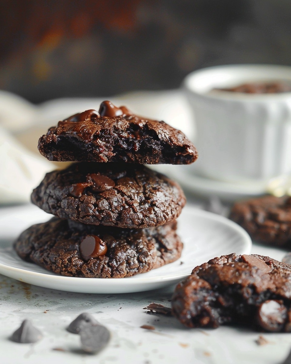 Keto-Friendly Double Chocolate Chip Cookies
