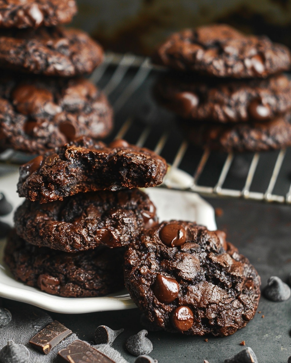 Keto-Friendly Double Chocolate Chip Cookies