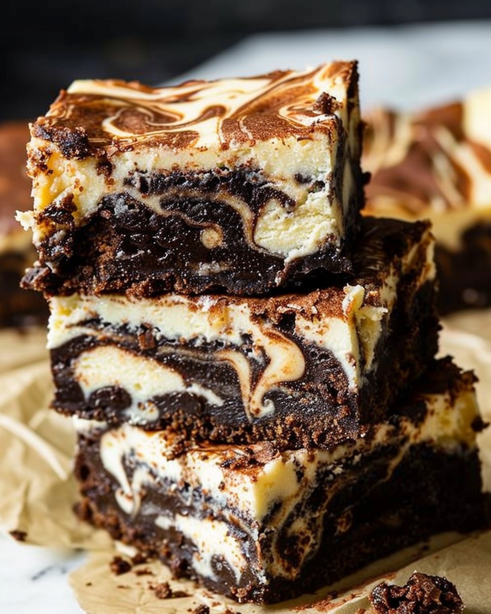 Marbled Cheesecake Brownies