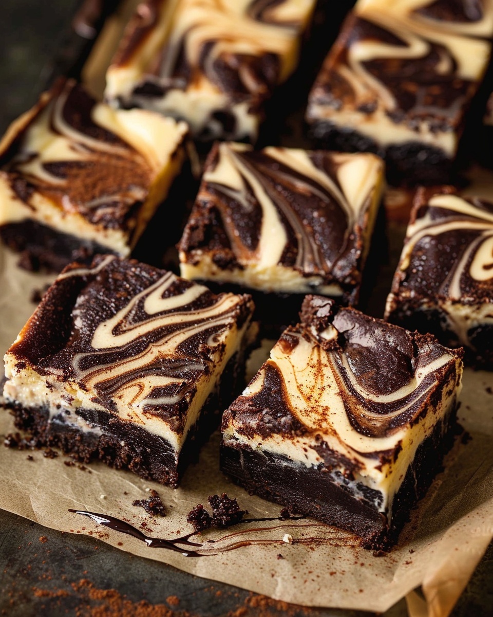 Marbled Cheesecake Brownies