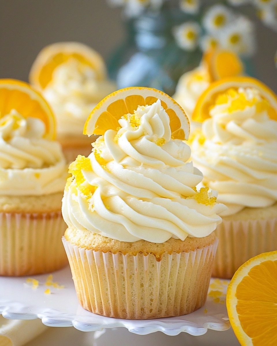 Mimosa Cupcakes