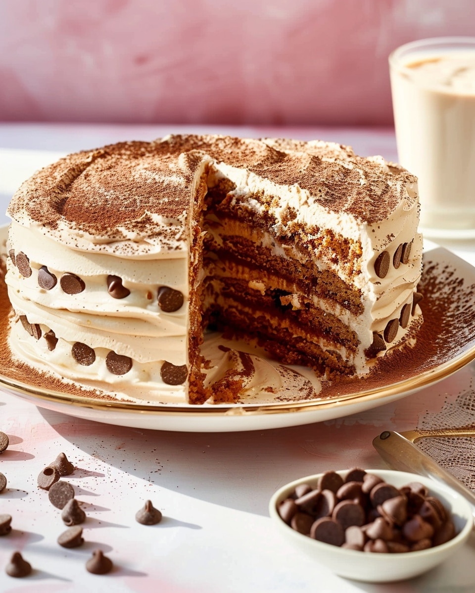 Mocha Chocolate Chip Icebox Cake