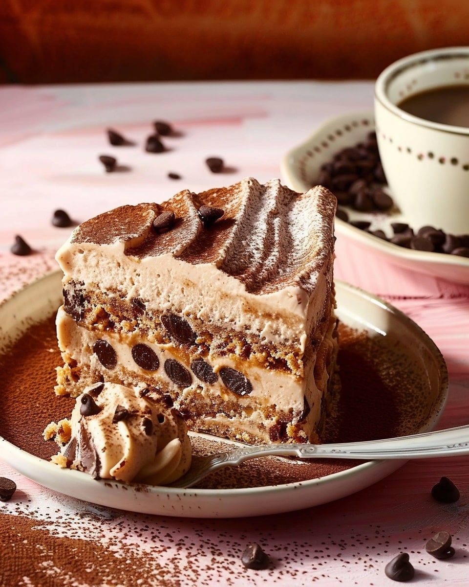 Mocha Chocolate Chip Icebox Cake