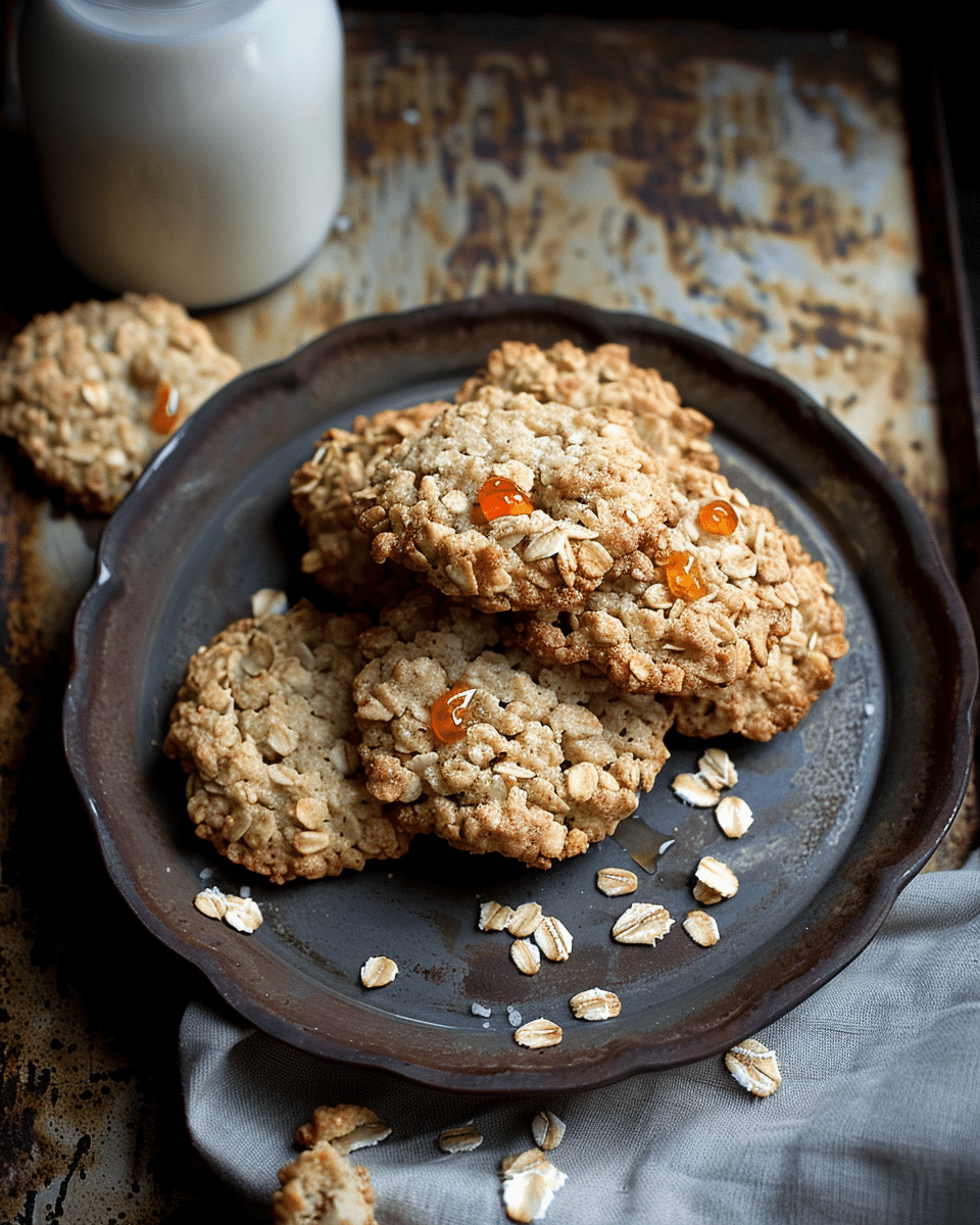 Oatmeal Scotchies with Maple Crunch