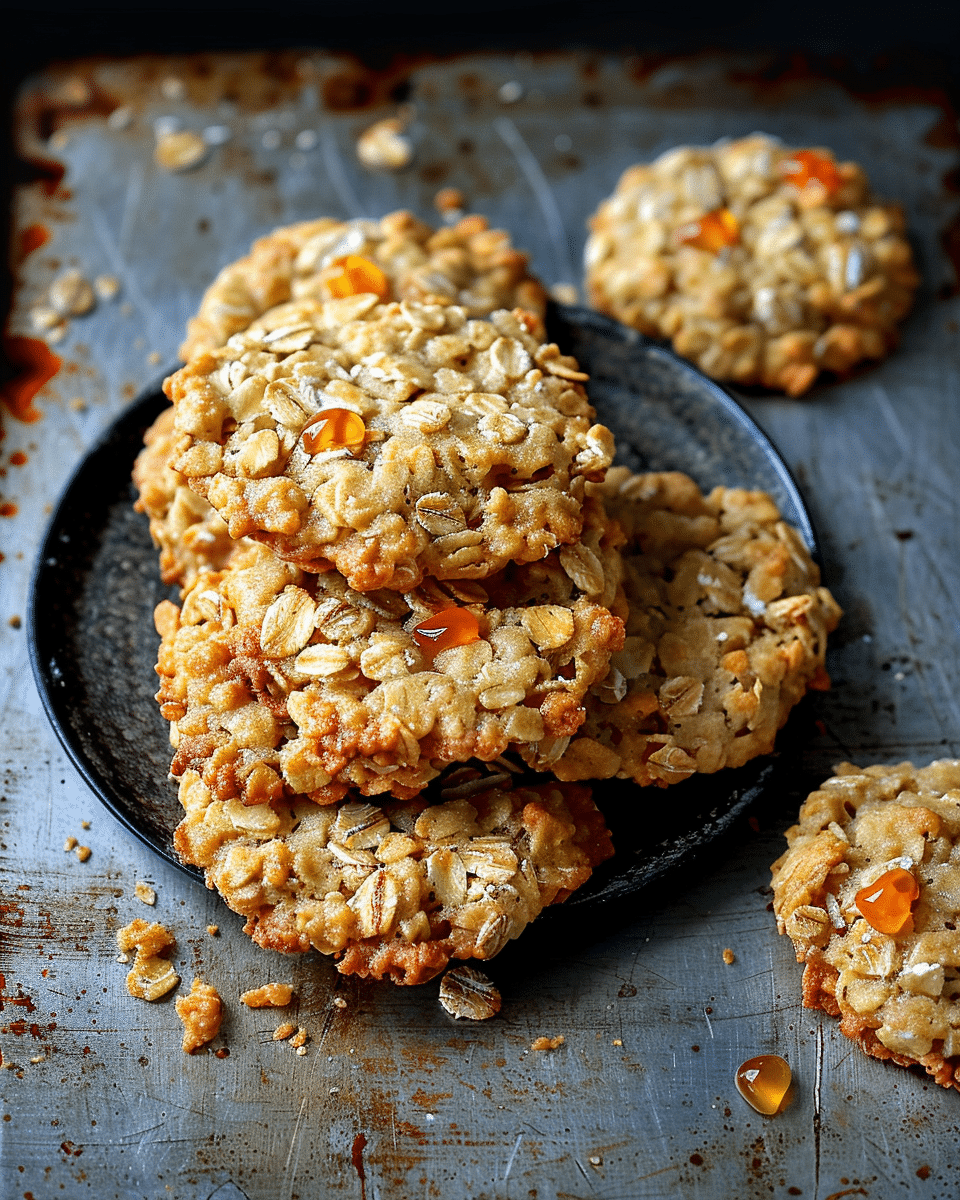 Oatmeal Scotchies with Maple Crunch
