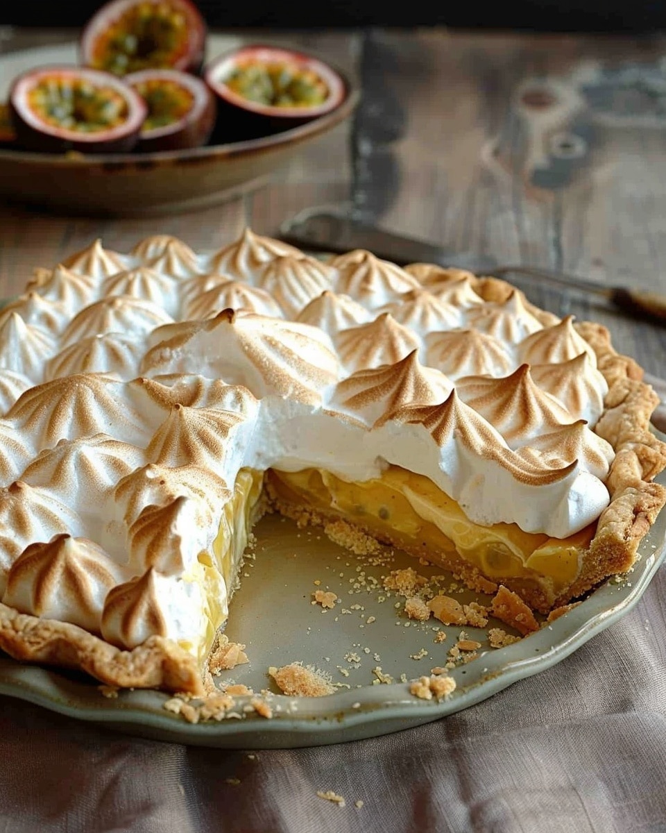 Passionfruit Meringue Pie