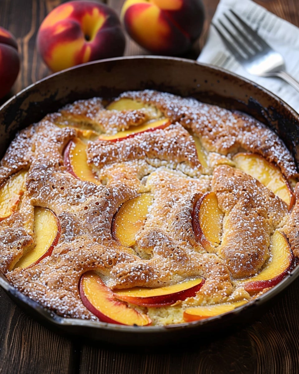 Peach Clafoutis