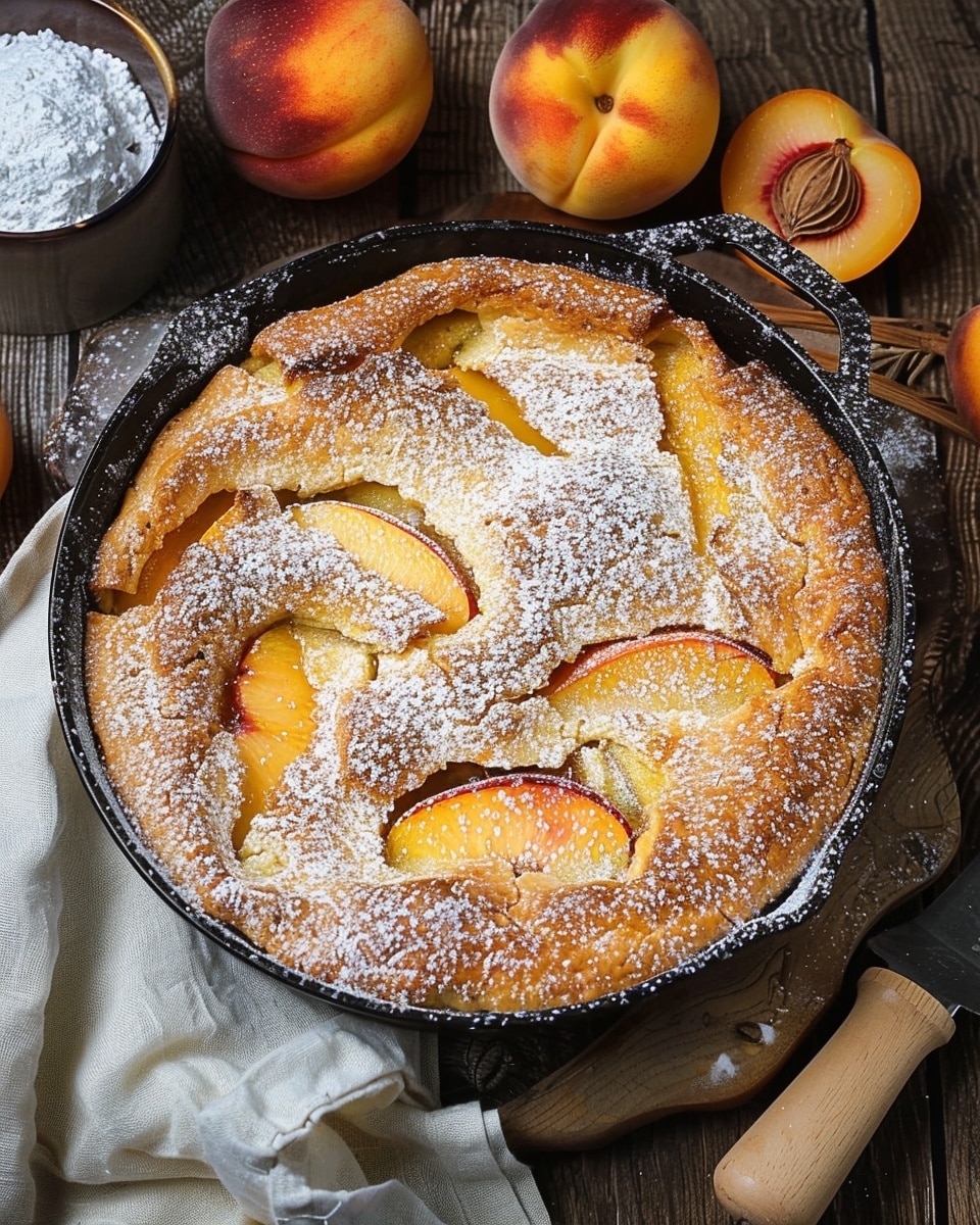 Peach Clafoutis