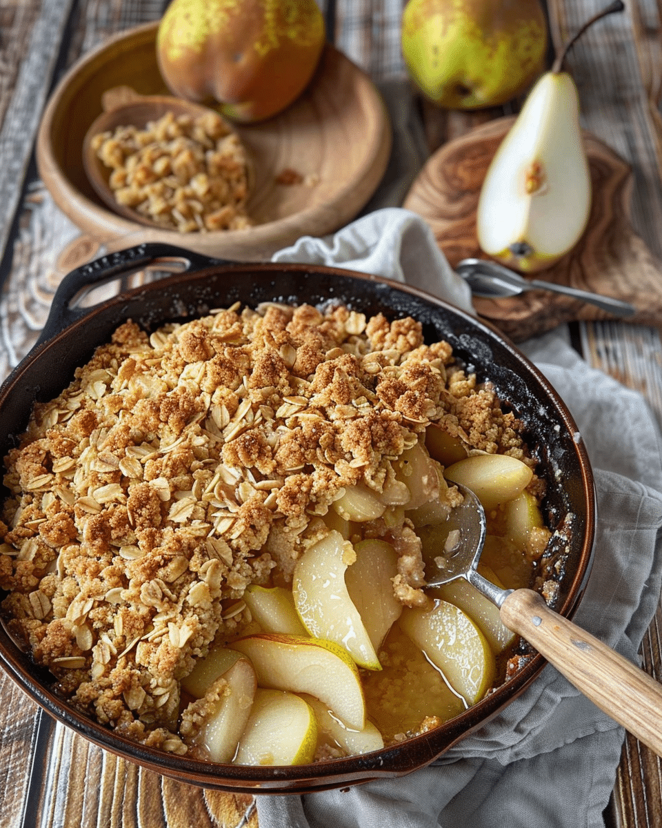 Pear Crumble