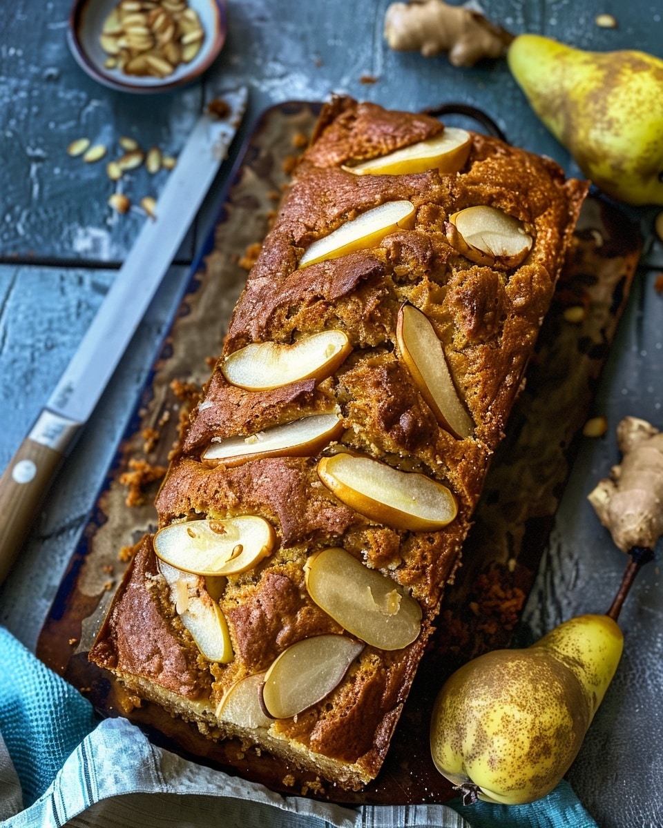 Pear and Ginger Loaf