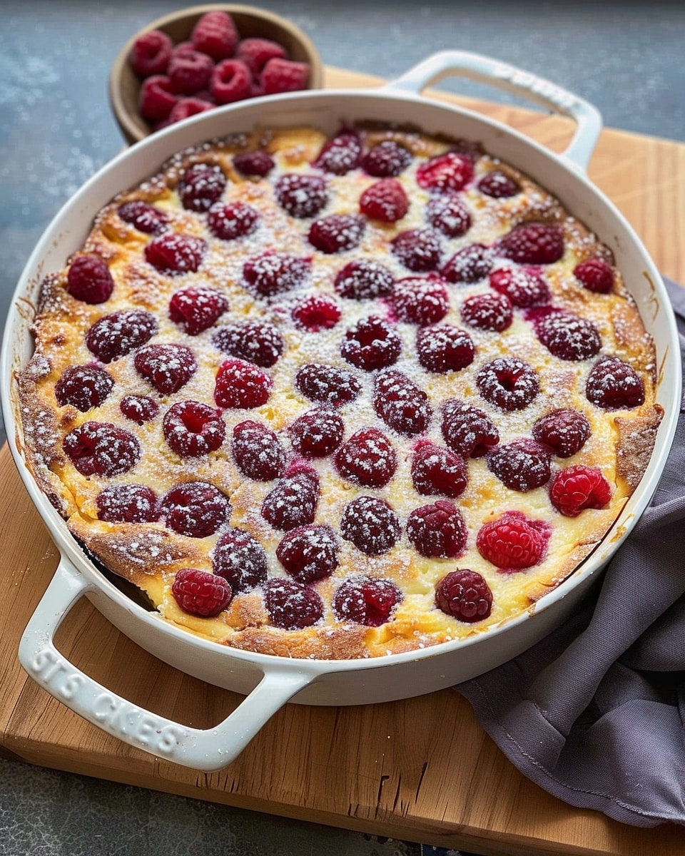 Raspberry Clafoutis