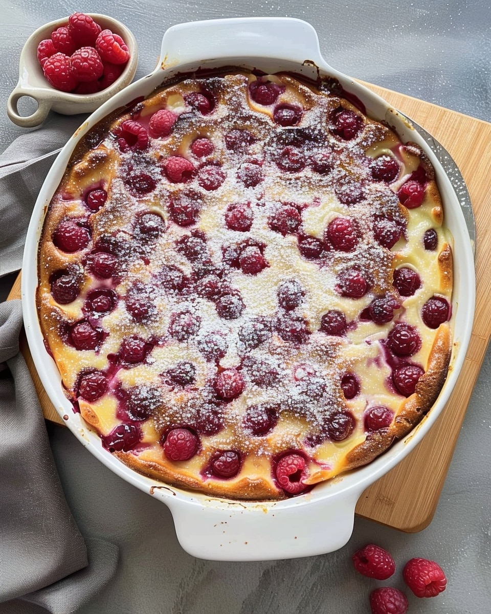 Raspberry Clafoutis
