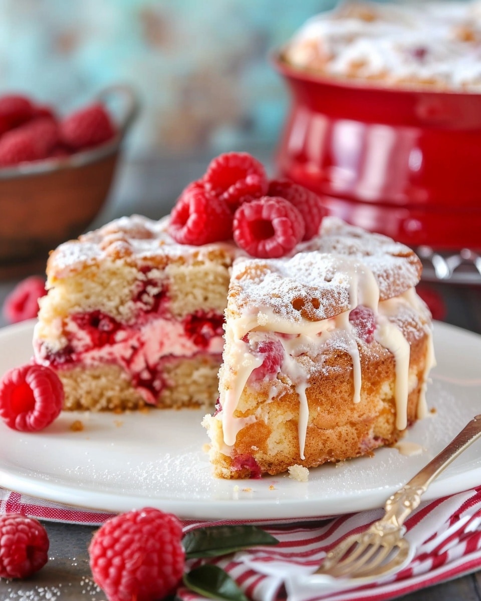 Raspberry Cream Cheese Coffee Cake